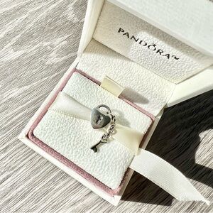 PANDORA KEY TO MY HEART DANGLE CHARM
